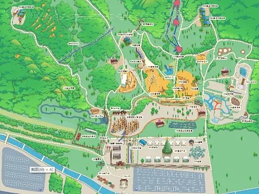 河津景区手绘地图在紧急疏散与救援中的重要作用 ？