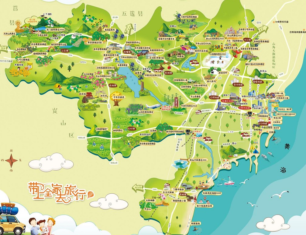 河津景区使用手绘地图给景区能带来什么好处？